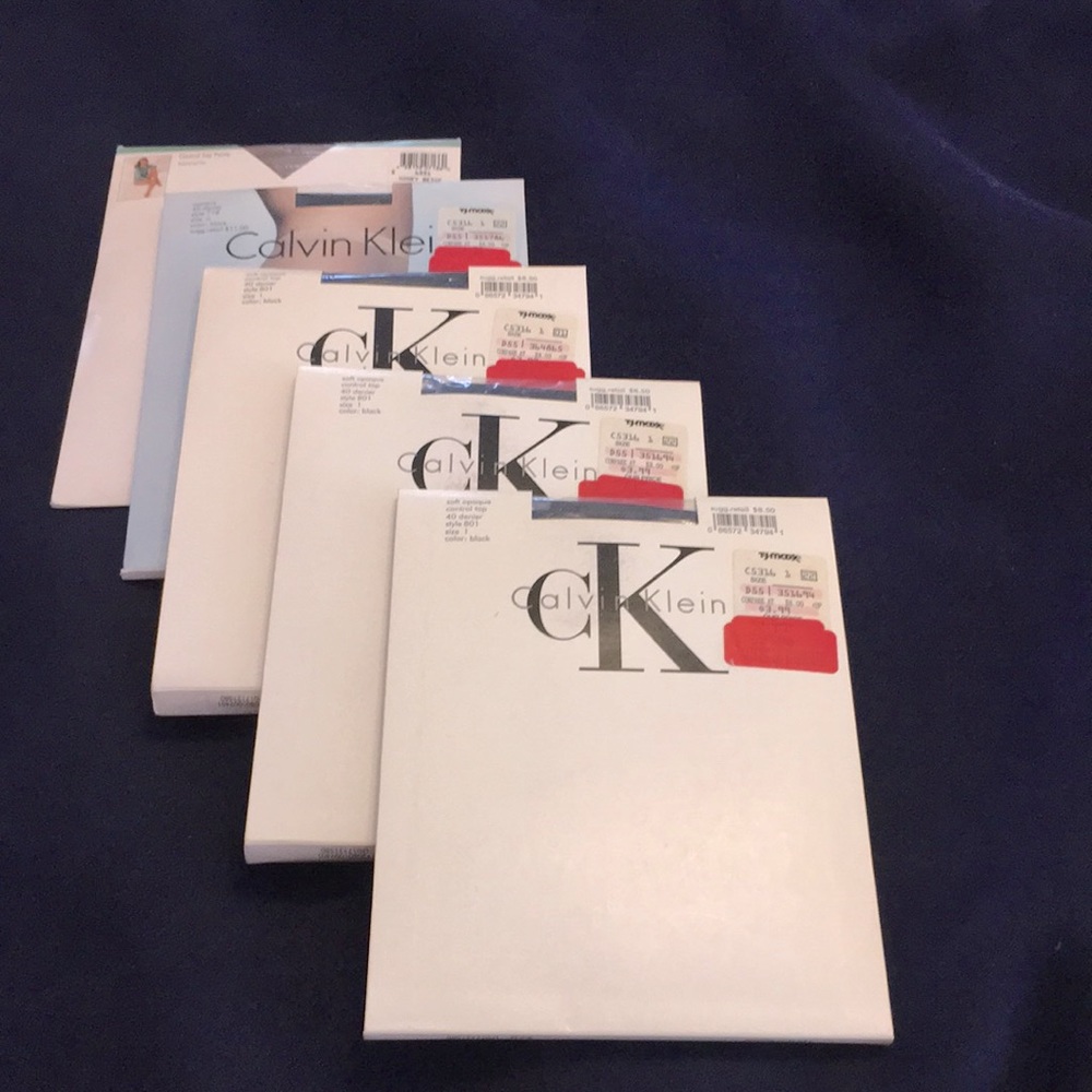 Calvin Klein & Jockey Nylons size 1/a.